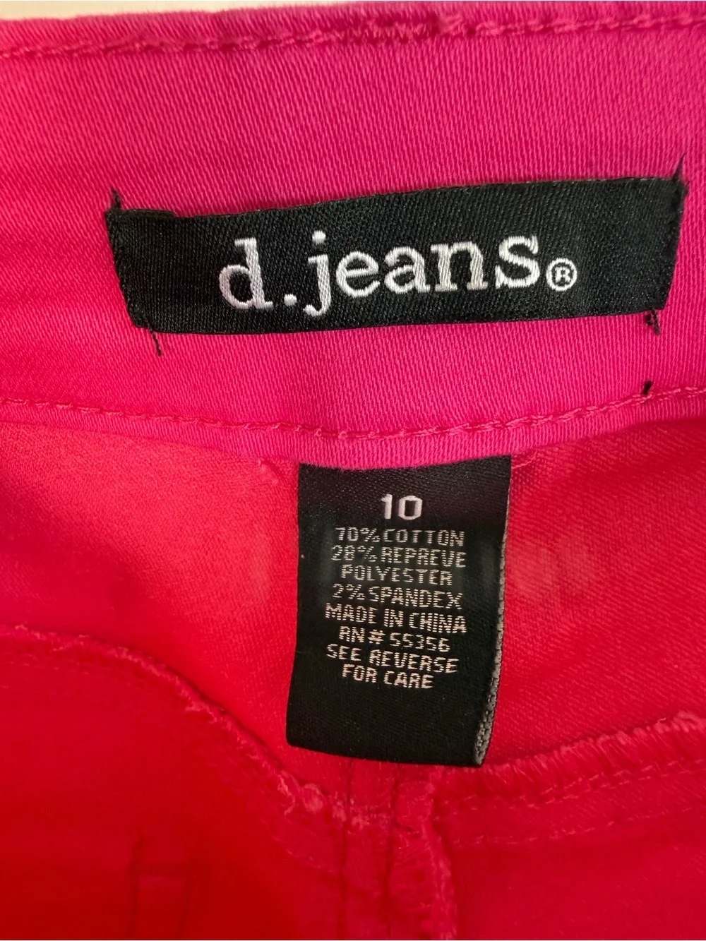 d.jeans Hot Pink Jeans - Picture 3 of 8